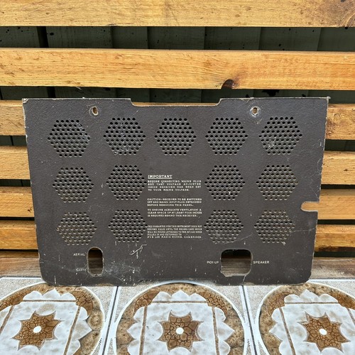Vintage pye radio back - pye,