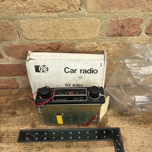 Vintage pye car radio with - car,