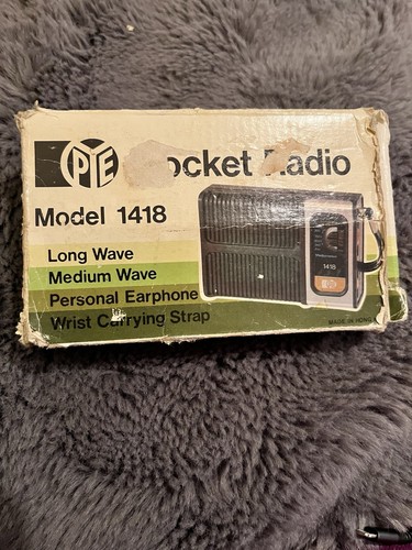 Pye portable pocket radio - portable,
