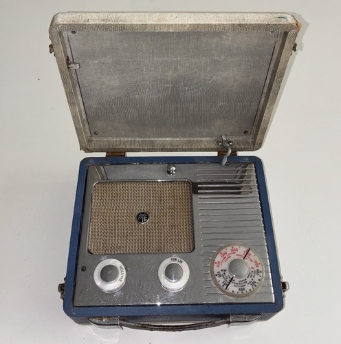 Vintage valve radio pye p114bq - valve,