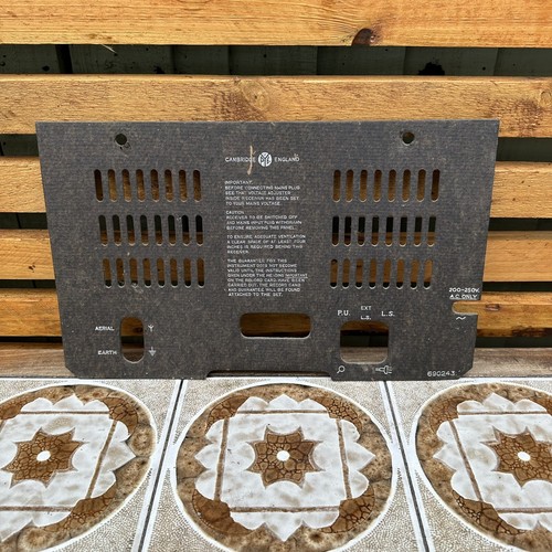 Vintage pye p28 radio back - p28,