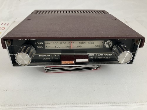 Pye burgundy transistor - pye,