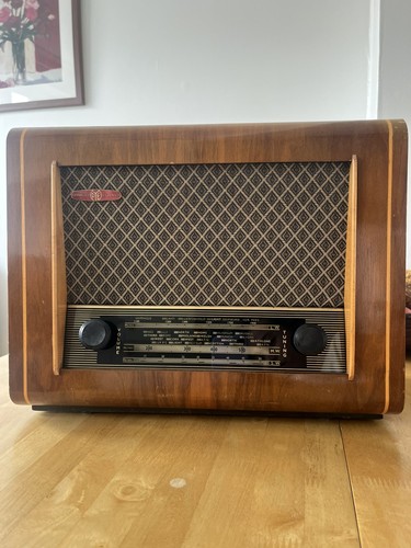 Vintage pye valve radio - valve,