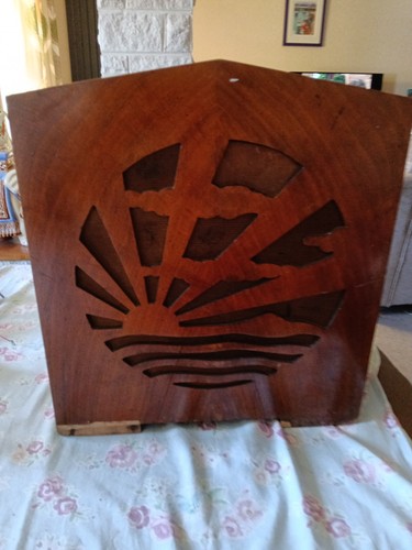 Vintage wooden pye sunrise - wooden,